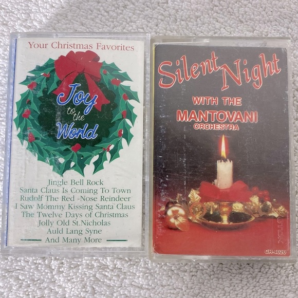 Vintage Holiday Christmas Music Cassette Tapes X12 - Picture 10 of 15